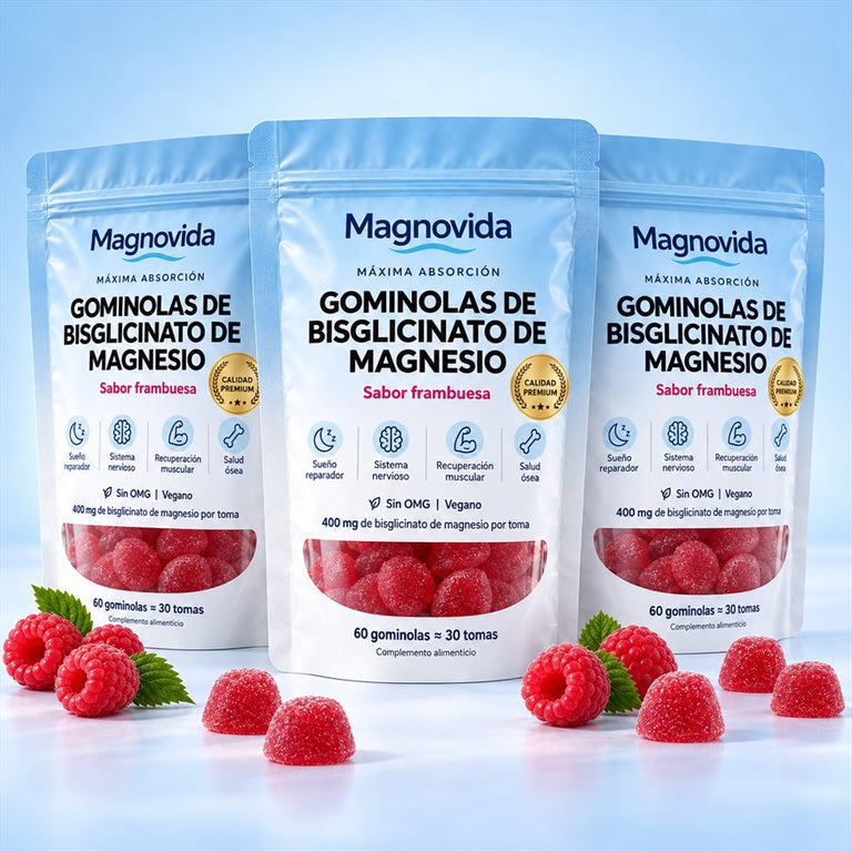 Tres bolsas de Magnovida