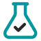Icono de análisis por laboratorio independiente